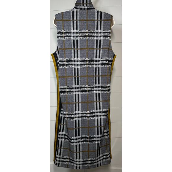 NWT - Plaid Sleeveless Duster - By Current Air Los Angeles (Size M) - Picture 8 of 9